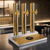Thumbnail image #4 for Skyline 3-Column Countertop Glycol-Cooled Draft Beer Station with PVD Brass Finish
