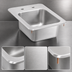 Thumbnail image #4 for Vollrath Underbar Drop-In Self-Rimming Single-Bowl Sink, 13 x 17 Inches, 304 Stainless Steel