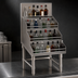 Thumbnail image #4 for Spec-Bar 24-Inch Wide Freestanding Liquor Bottle Display Unit, 4-Step Open Design, Single Speed Rail Alignment