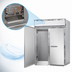 Thumbnail image #4 for Continental Refrigerator Designer Line D2FINSA Two-Section Full-Size Stainless Steel Exterior Roll-In Freezer