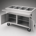 Thumbnail image #4 for Randell 60-Inch Electric Mobile Hot Food Table with 4 Wells and Heated Storage Base