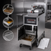 Thumbnail image #4 for Henny Penny PFE-500 Electric 4-Head Commercial Pressure Fryer with Computron 8000 Control and Built-In Filtration