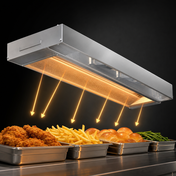 Product image #4 for RedHots 60-Inch Single Standard-Watt Rod-Style Lighted Strip Heat Lamp with Remote, 240V
