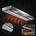 Thumbnail image #4 for RedHots 120-Inch Single High-Watt Remote Rod-Type Strip Heat Lamp with Lights, 208V