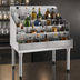 Thumbnail image #4 for Eagle Group 1800 Series Freestanding 4-Step Liquor Bottle Display Unit, 24 Inch Wide