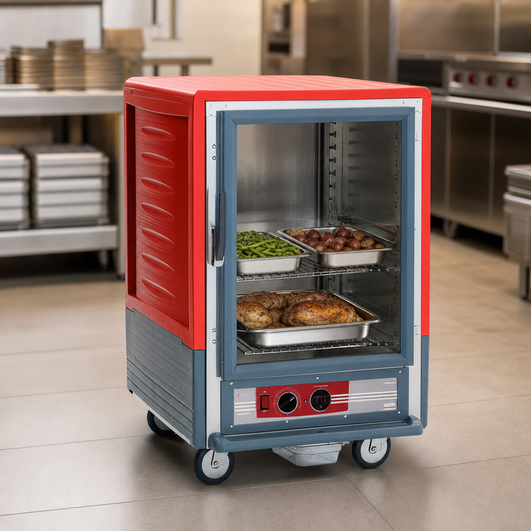 Product image #4 for Metro C5 3 Series Half-Height Heated Holding Cabinet with Clear Polycarbonate Door and Shelves Only