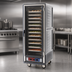 Thumbnail image #4 for Metro C5 3 Series Full Height Mobile Heated Holding Cabinet with Clear Polycarbonate Door and 35 Pan Capacity