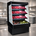Thumbnail image #4 for Howard-McCray Ovation Series 147-Inch Black Meat Open Merchandiser, 72-Inch High, Remote Refrigeration, LED Lighting