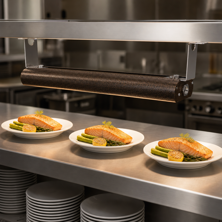 Product image #4 for Vollrath 18-Inch Low Profile Unlighted Strip Heat Lamp with Remote Toggle Switch