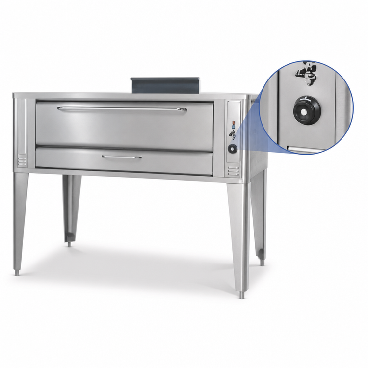 Product image #4 for Blodgett 1060 ADDL Gas Deck Pizza Oven, 60 x 37 Inch Deck Interior, 1 Deck