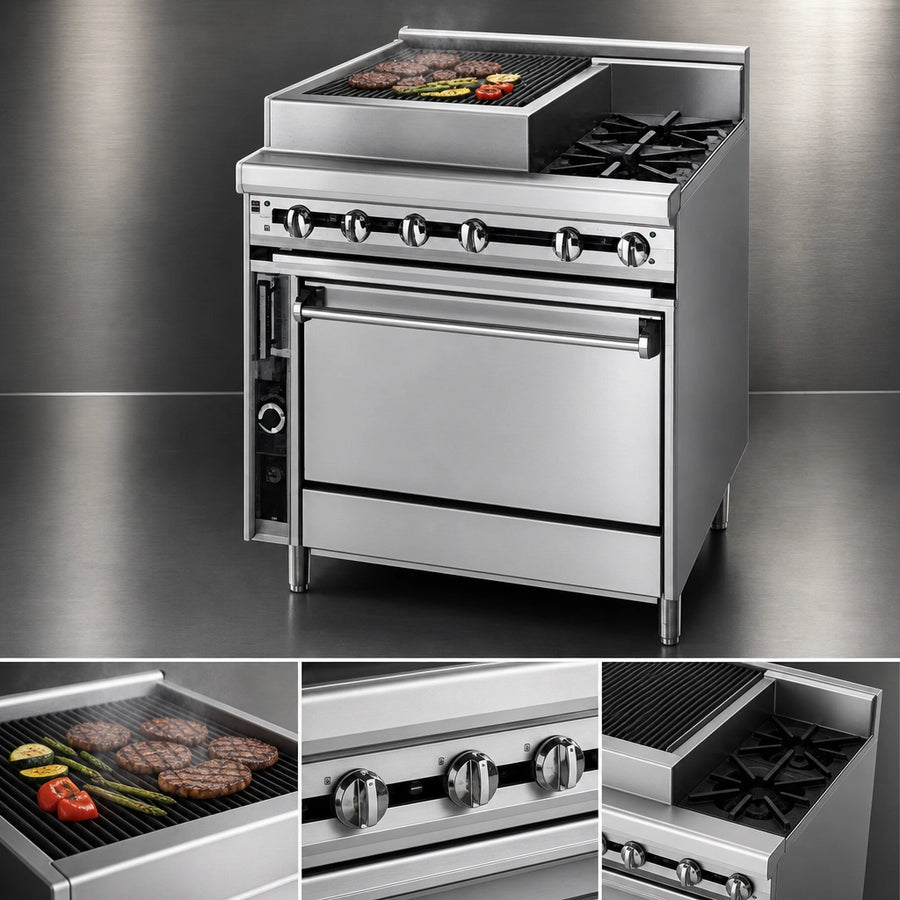 Integrated 24-Inch Charbroiler