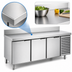 Thumbnail image #4 for La Rosa 86-Inch Wide Three-Section Reach-In Work Top Freezer Base with Doors