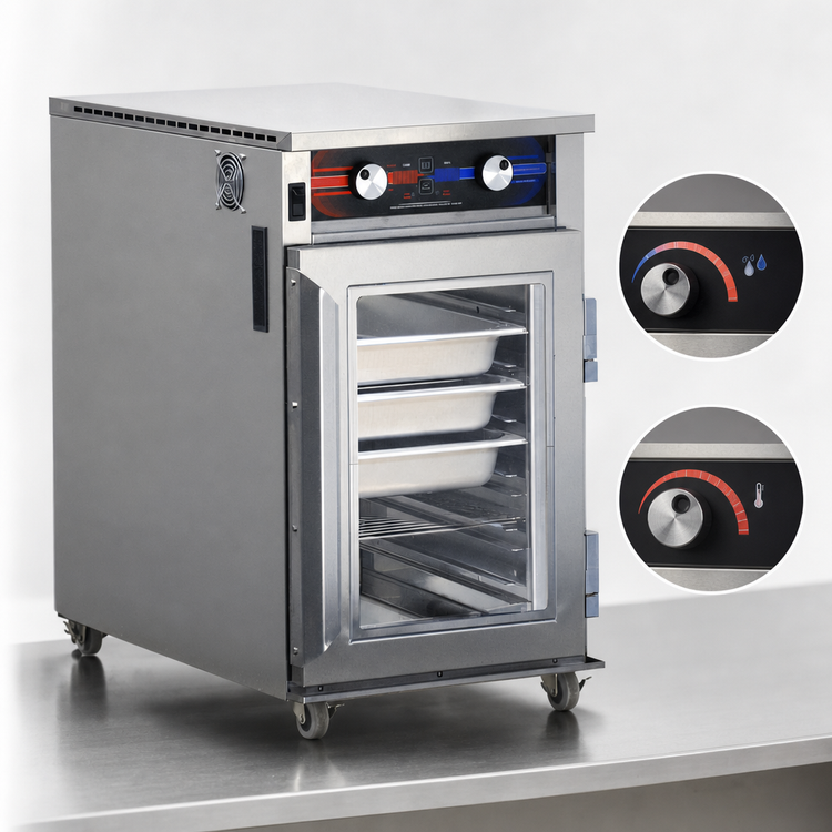 Product image #5 for FWE Clymate IQ® Undercounter Humidified Heated Holding Cabinet, 7 x 12" x 20" Pan Capacity
