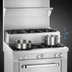 Thumbnail image #4 for Southbend Platinum Heavy Duty 36-Inch Gas Sectional Range with Cabinet Base, 6 Open Burners and Step-Up Rear Burners
