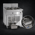 Thumbnail image #4 for Imperial Electric Floor Model 4-Tank Battery Fryer with Built-In Space Saver Filter System, 50 lb. per Tank