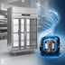 Thumbnail image #5 for Victory UltraSpec Two-Section Pass-Thru Glass Door Freezer, 48.33 Cu. Ft., Self-Contained