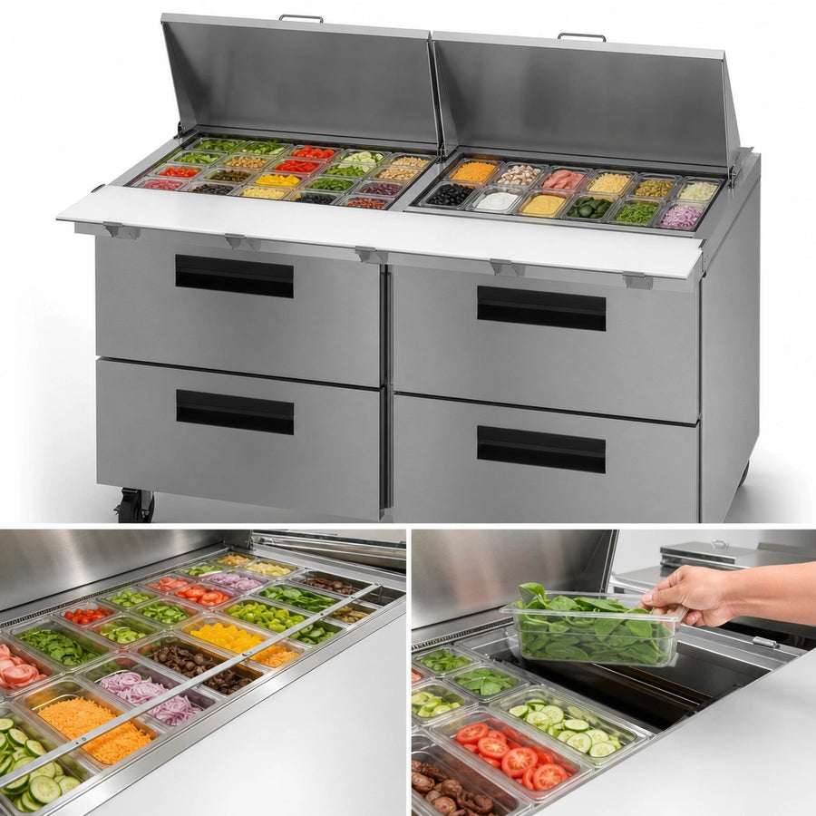 24-Pan Ingredient Rail