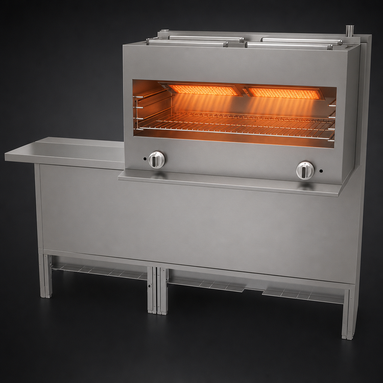 Product image #4 for Garland G-Series Infrared Gas Range-Mount Cheesemelter for G60 Range, 59-1/16 Inches Wide