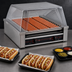 Thumbnail image #4 for Roll-A-Grill 16-Roller Electric Hot Dog Grill, 45 Capacity, 220V