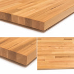 Thumbnail image #4 for John Boos Appalachian OKT-BL3636-V Red Oak Island Countertop, Blended Edge Grain, 36"W x 36"D x 1-1/2" Thick, Varnique Finish