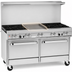 Thumbnail image #4 for Southbend Ultimate 60-Inch Gas Restaurant Range with 5 Burners, 24-Inch Griddle, and 2 Standard Ovens