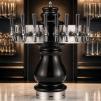 Thumbnail image #4 for Micro Matic USA Braumeister CT400E-8KR Single-Column Countertop Glycol-Cooled 8-Faucet Ceramic Draft Beer Tower