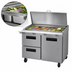 Thumbnail image #4 for Hoshizaki Steelheart SR48B-18MD2 48-Inch Two-Section Mega Top Prep Refrigerator with 1 Door and 2 Drawers