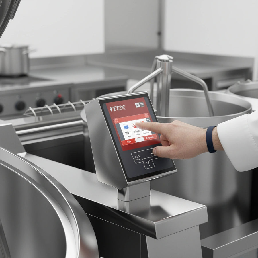 Experience precise control with the advanced 7-inch touch screen, allowing for effortless recipe programming and consistent cooking results.