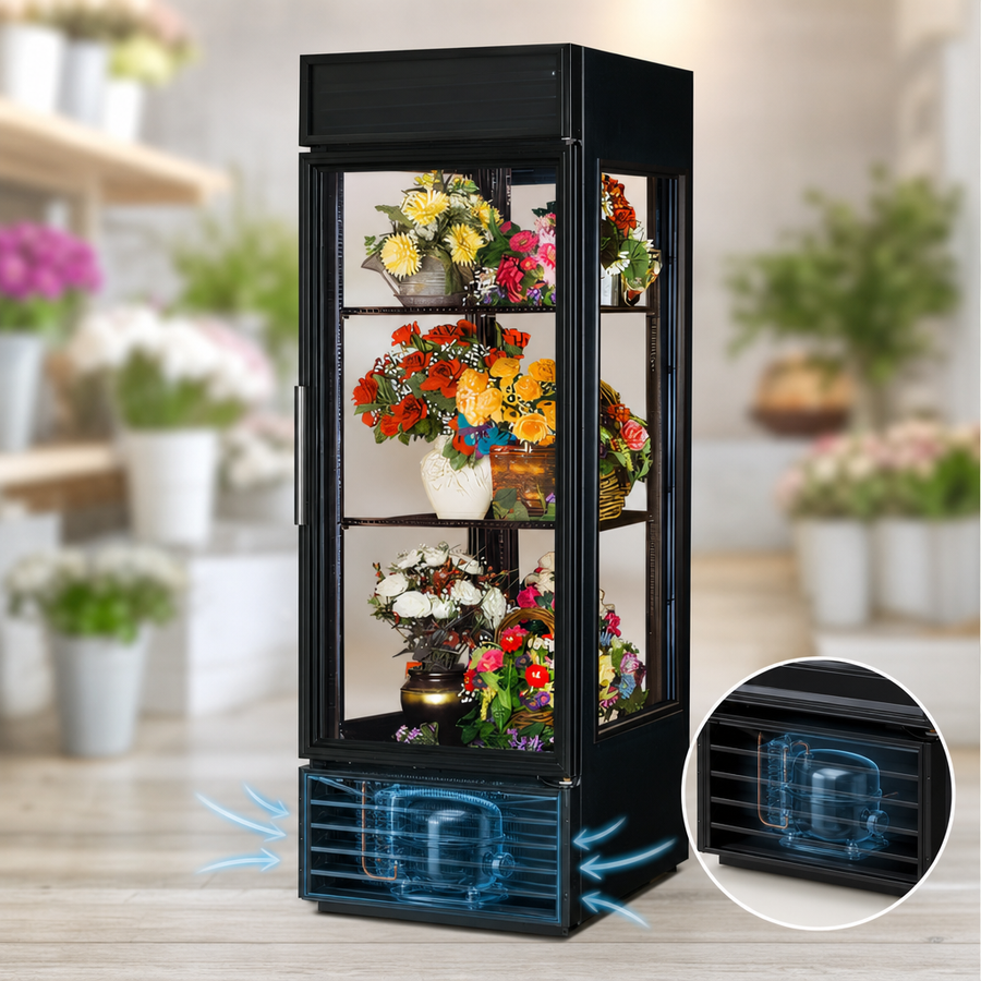 Bottom-Mounted Self-Contained Refrigeration