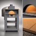 Thumbnail image #4 for Marra Forni Enclosed Facade EF80G Gas-Fired Brick Pizza Oven with 31.5-Inch Round Deck and Stand