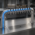 Thumbnail image #4 for Krowne 10-Faucet Pass-Through Glycol-Cooled Beer Tower, Brushed Stainless Steel