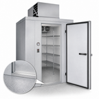 Thumbnail image #4 for Kolpak Polar-Pak PX7-1008-CT Indoor Floorless Walk-In Cooler, Top-Mounted Self-Contained Refrigeration, 10' x 8', Galvalume, Vinyl Screeds