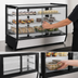 Thumbnail image #4 for Countertop Square Glass Refrigerated Display Case, 48-Inch, 7.94 Cu. Ft., Straight Front Glass