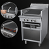 Thumbnail image #4 for Garland Cuisine Series 24-Inch Commercial Gas Charbroiler with Cast Iron Radiants, Adjustable Grates and Open Cabinet Base