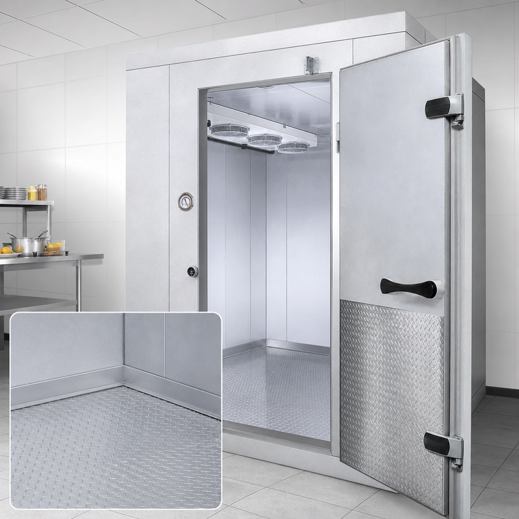 Product image #4 for Kolpak Kold-Front 8' x 6' Indoor Walk-In Freezer with Floor and Remote Refrigeration
