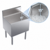 Thumbnail image #4 for Krowne Royal Series Stainless Steel Underbar Ice Bin/Cocktail Unit, 24 x 19 in., 97-lb Ice Capacity