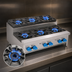 Thumbnail image #4 for Comstock-Castle SUFHP36 36-Inch Countertop Step-Up Saute Gas Hot Plate, 6-Burner