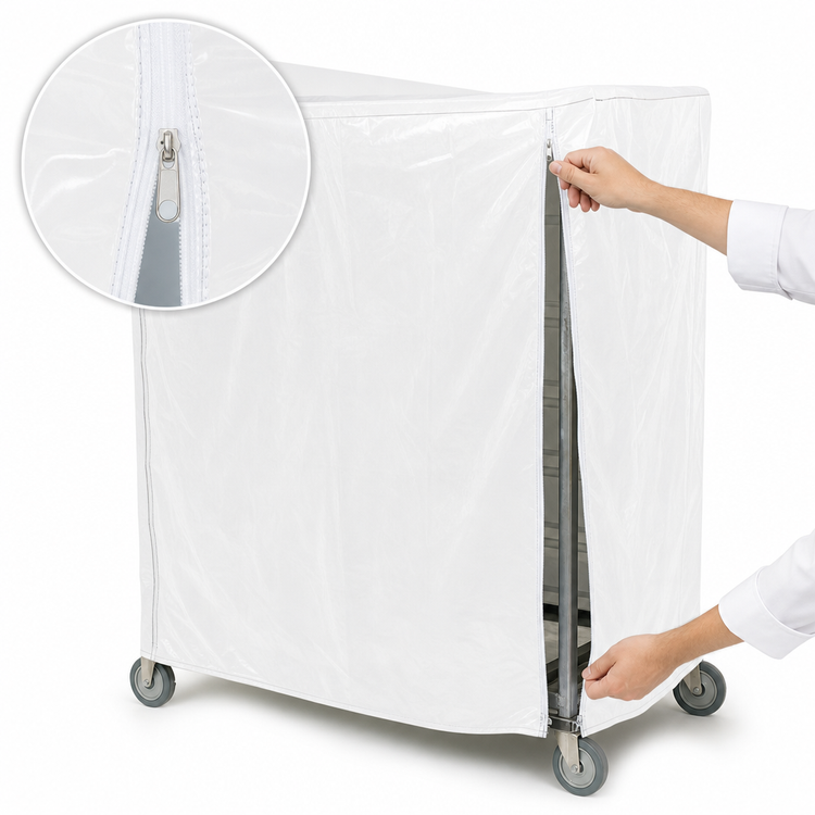 Product image #4 for Metro Waterproof Cart Cover for 48 x 24 x 54 Inch Banquet Carts