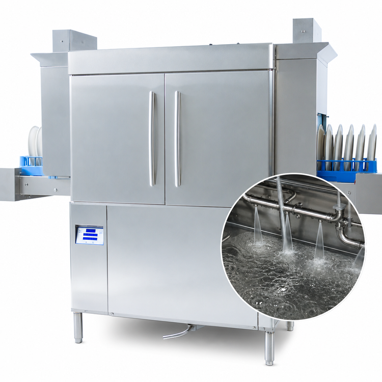Product image #4 for Jackson RackStar 44CE High-Temperature Single-Tank Conveyor Dishwasher with Electric Tank Heat