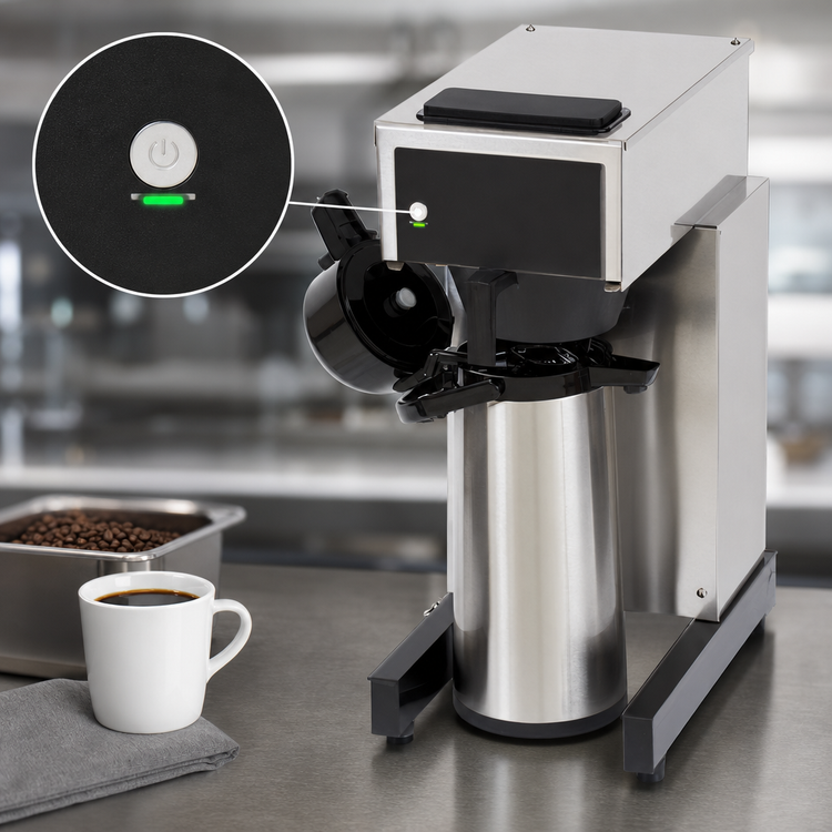 Product image #4 for Bloomfield Gourmet 1000 Single Pour-Over Airpot Coffee Brewer, 85 oz Batch, 120V
