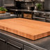 Thumbnail image #4 for Boos Block 48-Inch x 27-Inch x 3-Inch Edge Grain American Cherry Kitchen Countertop, Penetrating Oil Finish