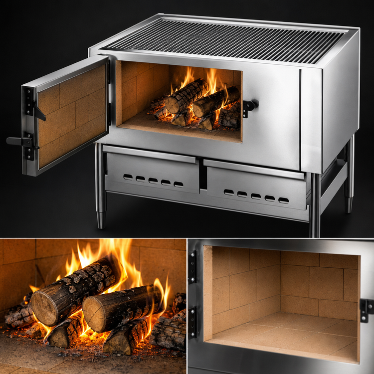 Product image #4 for Titan JLB-48 48-Inch Wood-Burning Log Broiler
