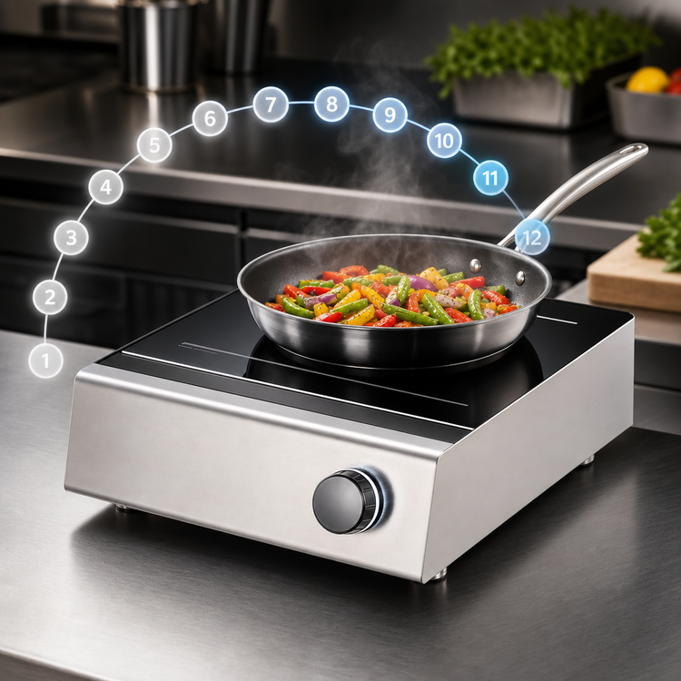 Product image #4 for Garland Instinct 5 kW Countertop Single Hob Induction Cooktop