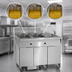 Thumbnail image #4 for Imperial Electric Floor Fryer with 3 Tanks, 50 lb. Capacity Each, Built-In Filter System and Computer Controls