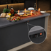 Thumbnail image #4 for Hatco Glo-Ray Simulated Stone Built-In Rectangular Heated Shelf, 48 x 18-Inch, 120V