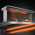 Thumbnail image #4 for Hatco Glo-Ray Designer Lighted Dual Strip Infrared Heater, 75-1/2 Inch Wide, Aluminum