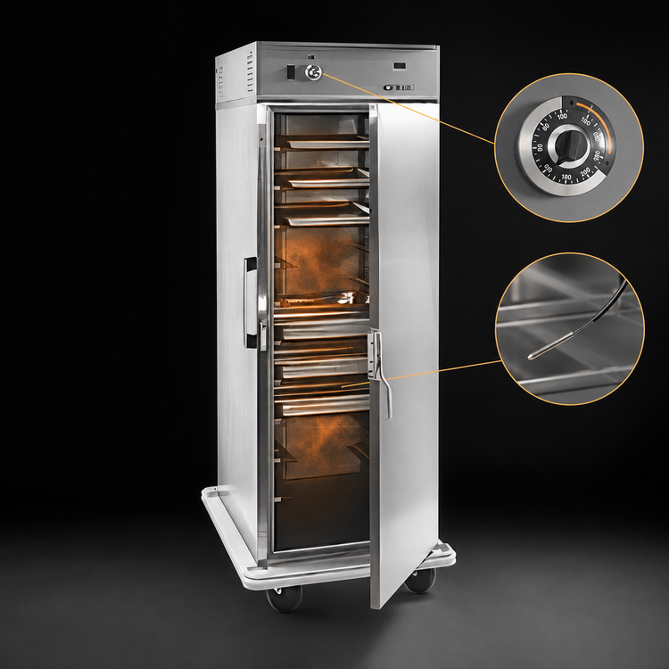 Product image #4 for Carter-Hoffmann Mobile Insulated Heated Holding Cabinet with Top-Mounted Forced-Air Heat
