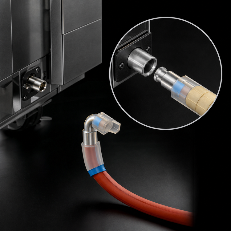 Product image #4 for Henny Penny 90-Inch Filter Rinse Hose with Male Quick Disconnect and 90-Degree Elbow