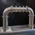 Thumbnail image #4 for Glastender PP-4-SS Pipe Pass-Thru Draft Dispensing Tower, 4-Faucet Countertop, Air-Cooled, Stainless Steel