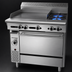 Thumbnail image #4 for Garland Cuisine Series Heavy Duty 36-Inch Gas Range with Thermostatic 24-Inch Griddle, Two Open Burners, and Standard Oven
